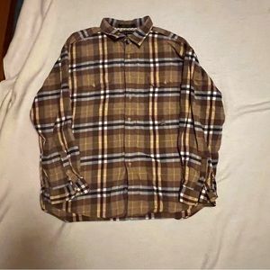 Vintage Brown Tommy Hilfiger flannel shirt